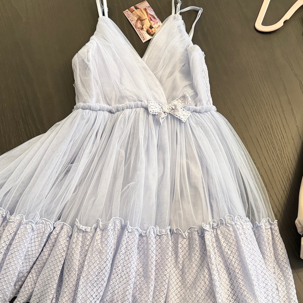 Ooh! La, La! Couture Light Blue Formal Dress